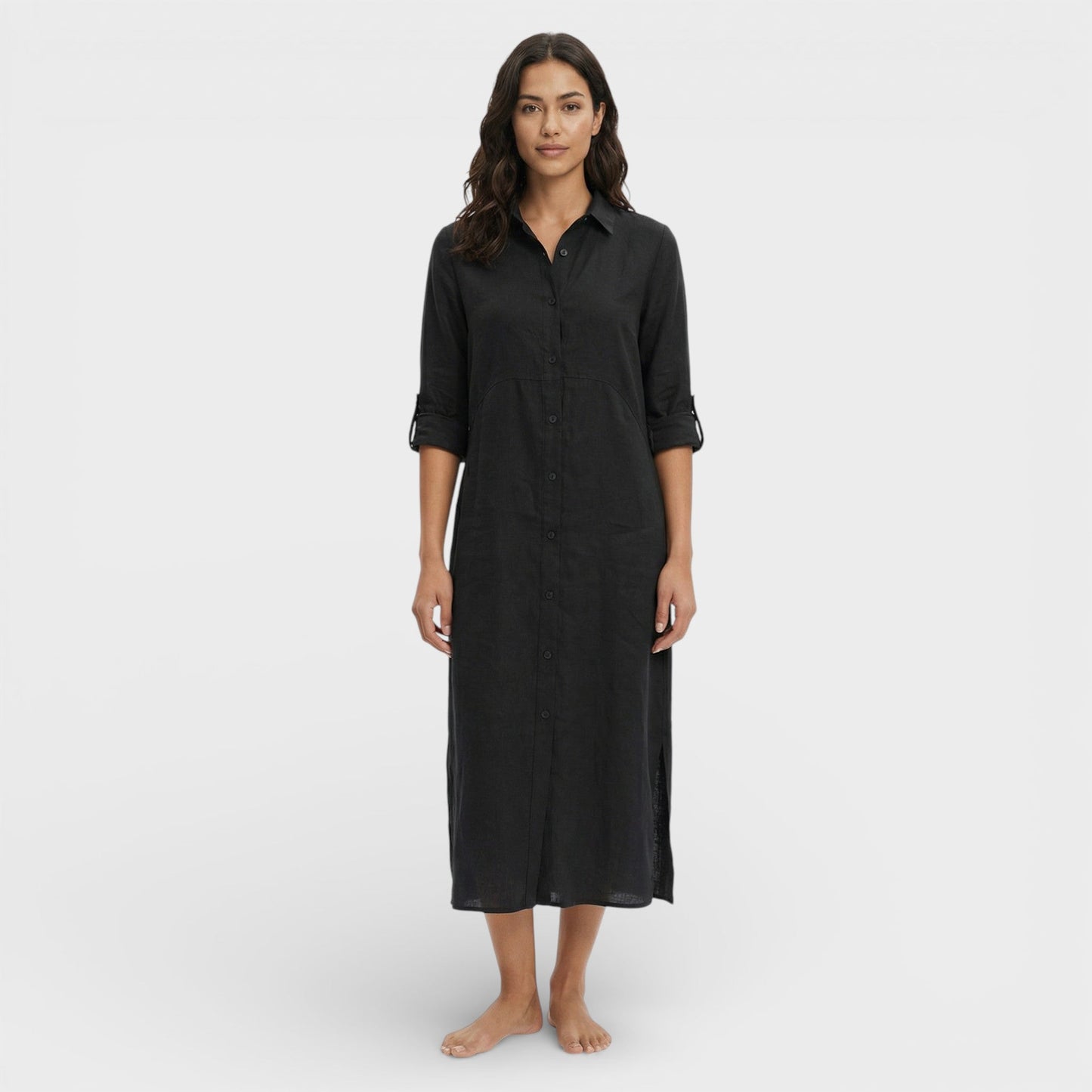 Abito maxi Camisero Ampio donna