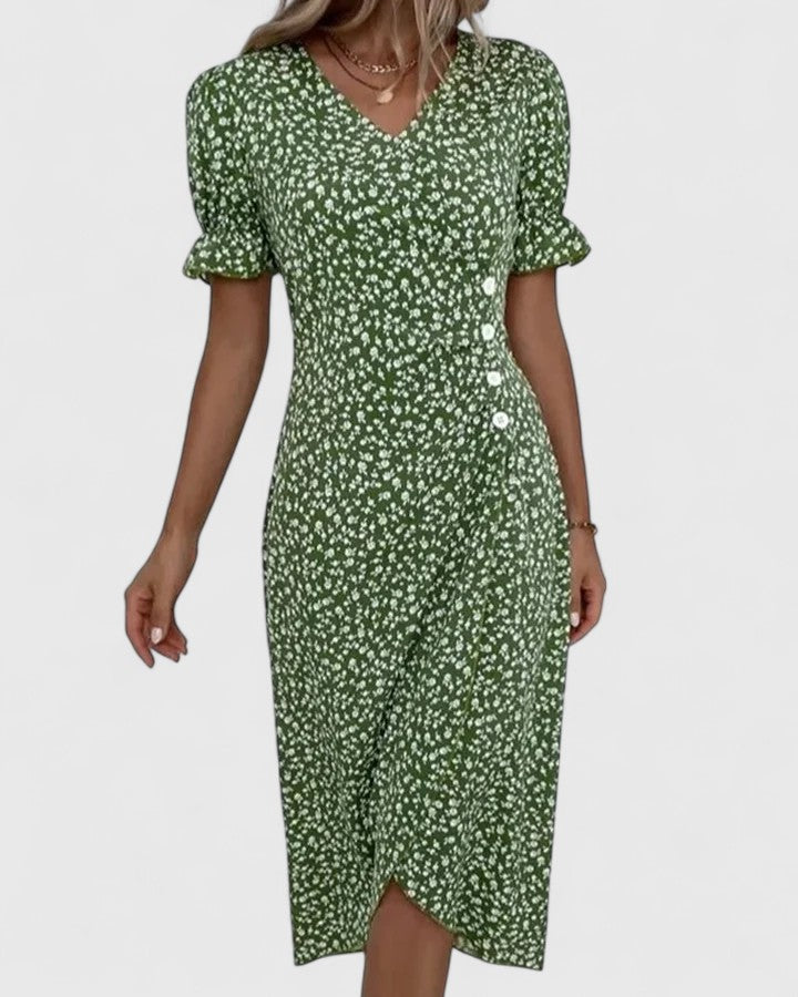 SOPHIA – ABITO MIDI AVVOLGENTE BLOOM