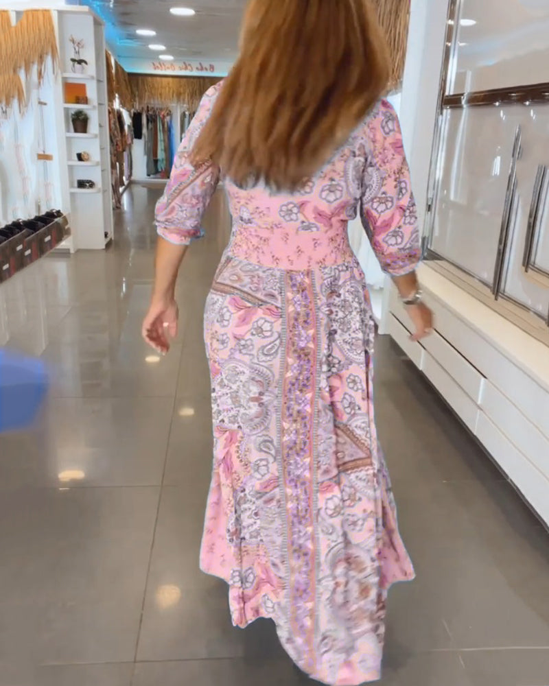 Mia – Elegante Abito di Vacaciones con Scollo a V