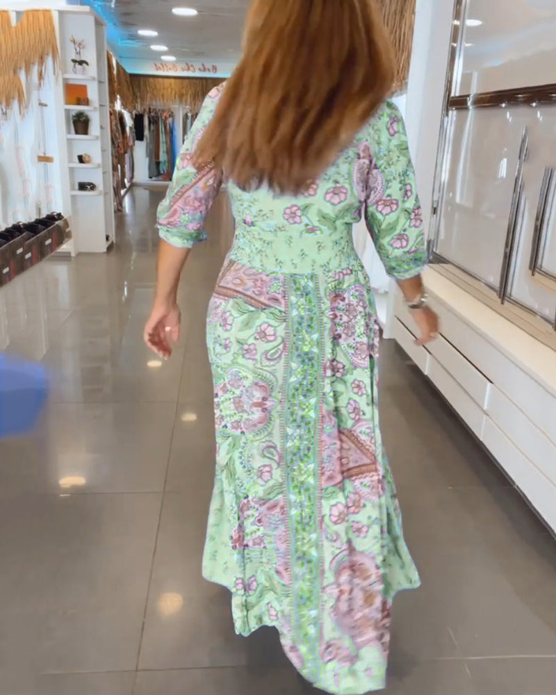 Mia – Elegante Abito di Vacaciones con Scollo a V
