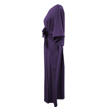Abito elegante con maniche abullonadas