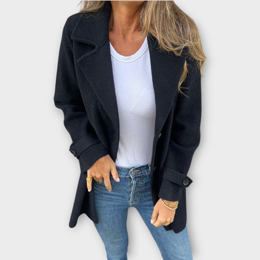 Cappotto Casual Classico con Bottoni frontali