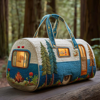 Luna – Borsa da Viaggio Trapuntata con Design Artigianale