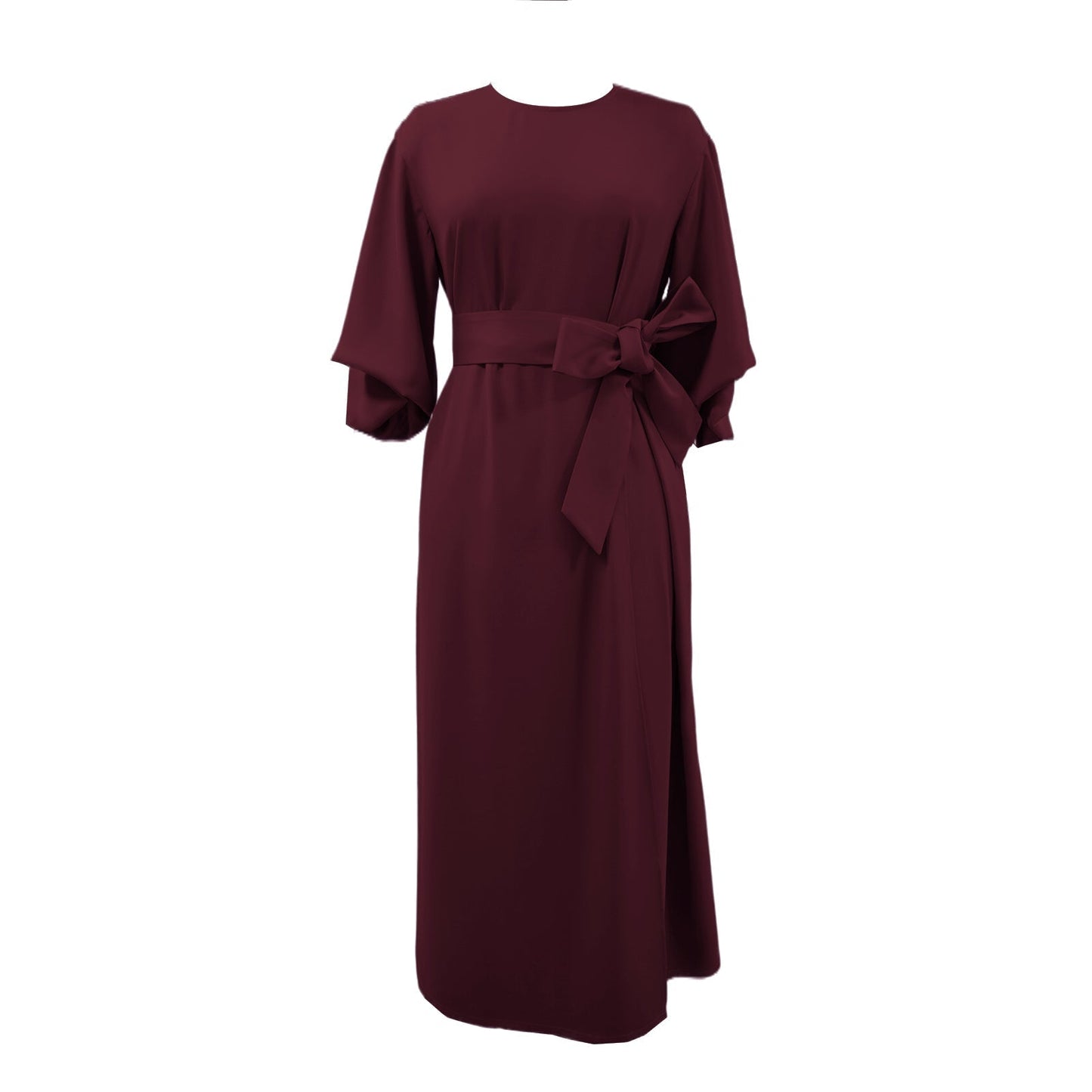 Abito elegante con maniche a palloncino