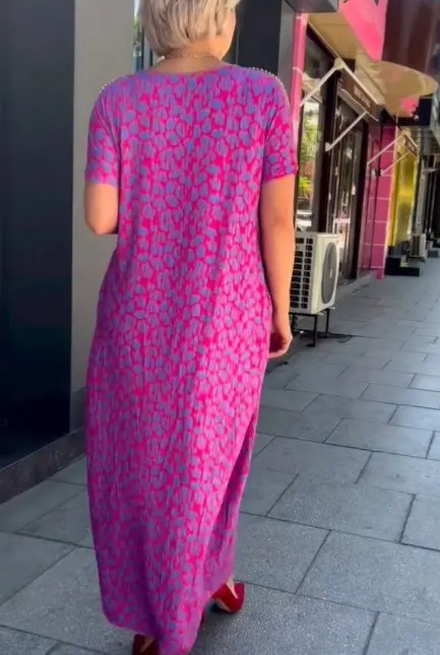 Xanthe | Abito di Moda con Stampa