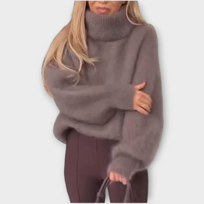 Maglione Oversize con Collo alto