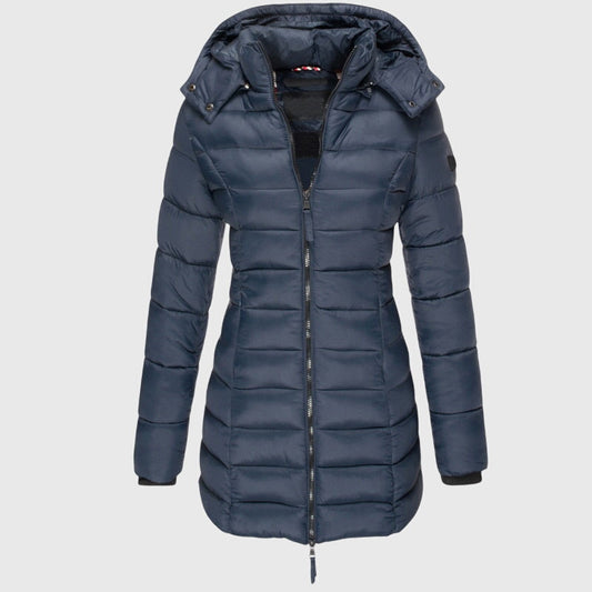 Elise™ - Cappotto lungo di piume