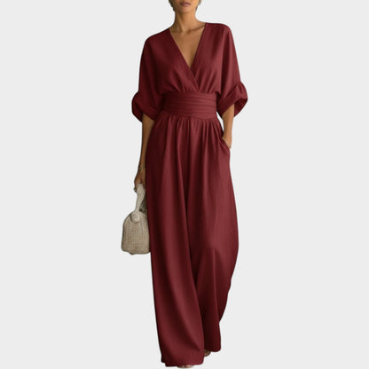 Jumpsuit ampio Drappeado