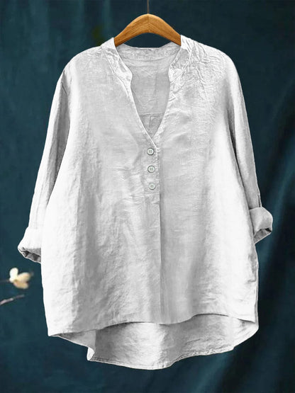 Blusa in lino Sabrina