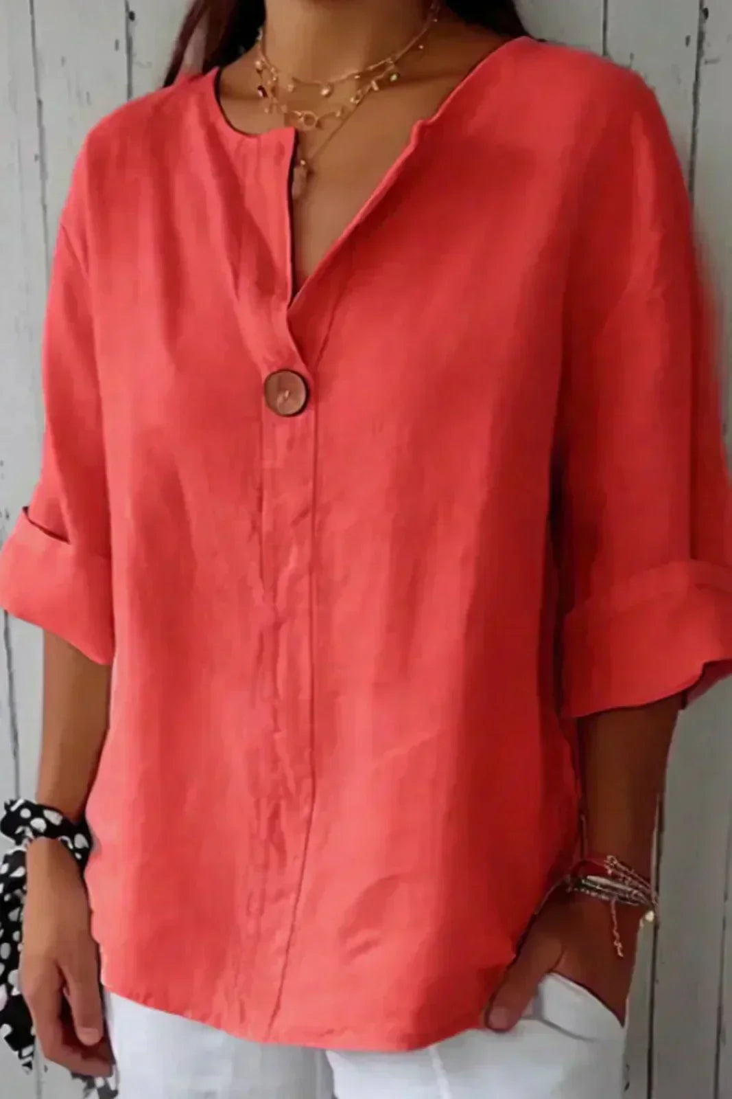 Natasha | Top di Lino Casual