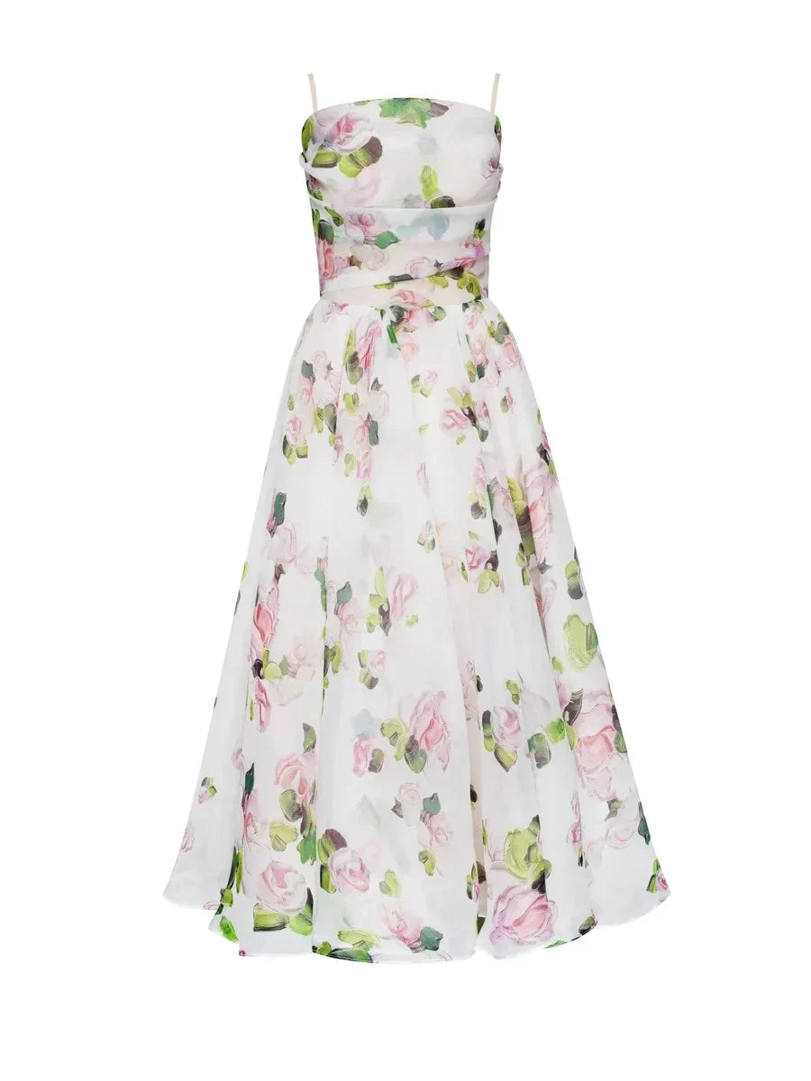 Emilia - Elegante Abito Senza maniche Stampato