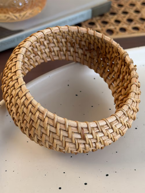 Pulsera di Ratán Trenzado