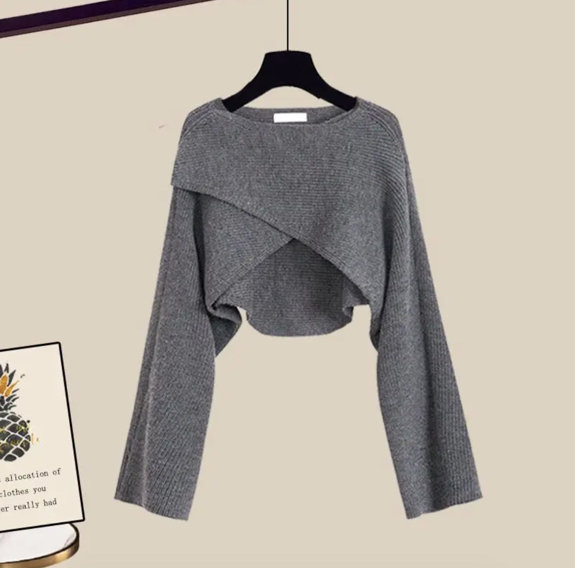 AMIRA – SET COMODO DI TRE PEZZI CON MANICHE LUNGHE