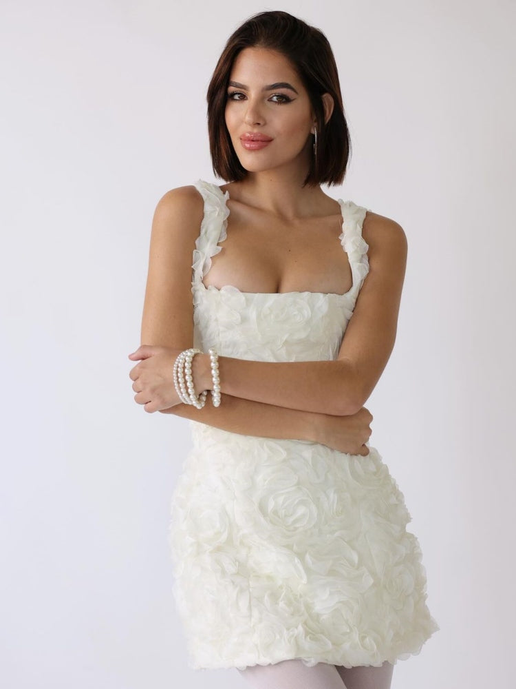 Jennifer | Mini Abito Corset Blossom Embrace