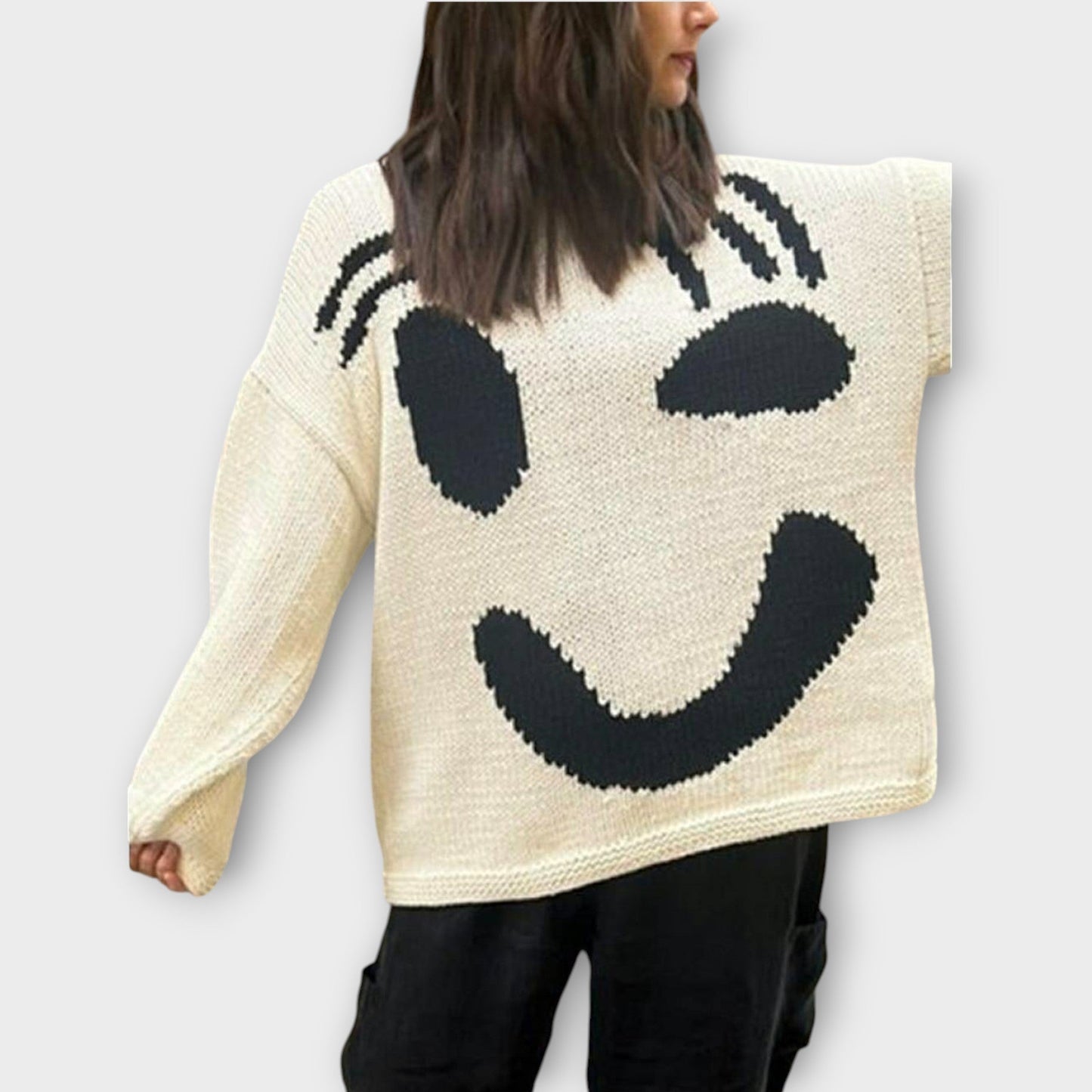 Maglione in maglia Abstracto Fatto a mano