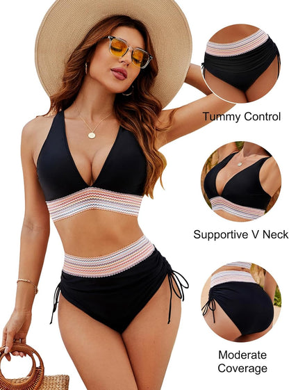 AZALEA – SET DI BIKINI DI VITA ALTA