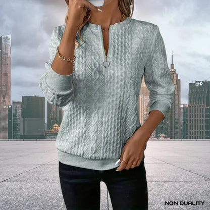 Maglione con zip di non-dualità