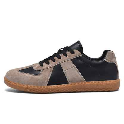 Irene - Sneakers eleganti in pelle e lona per donna