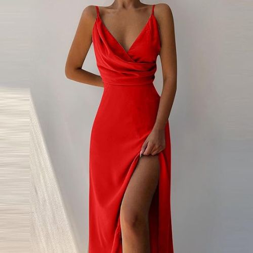 Phoebe | Abito di Raso Elegante