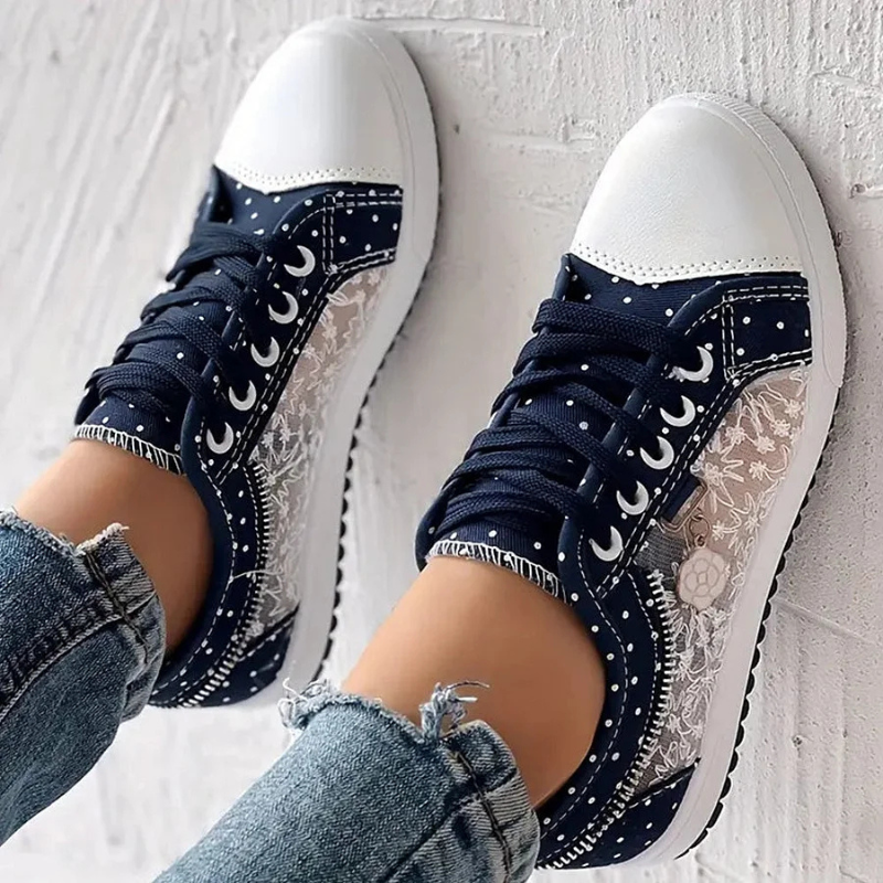 Elettra - Sneakers florales leggere