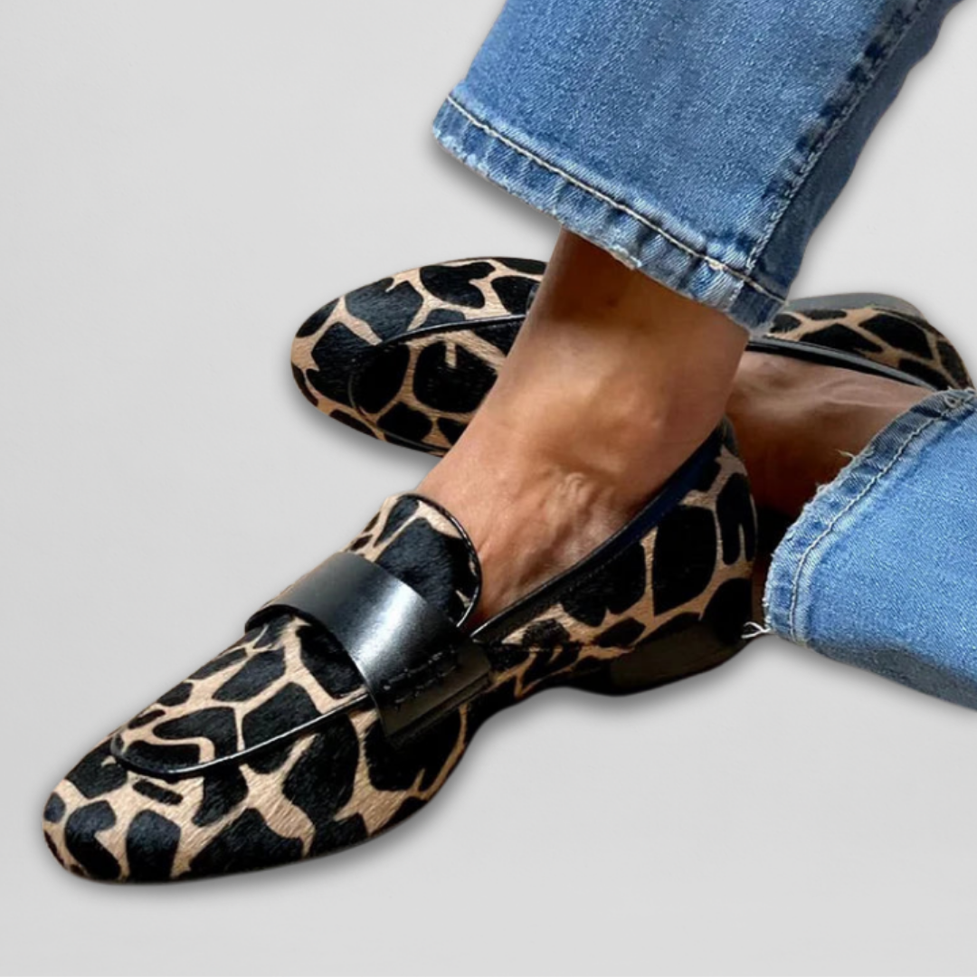 Priszilla - Mocassino con estampado animal