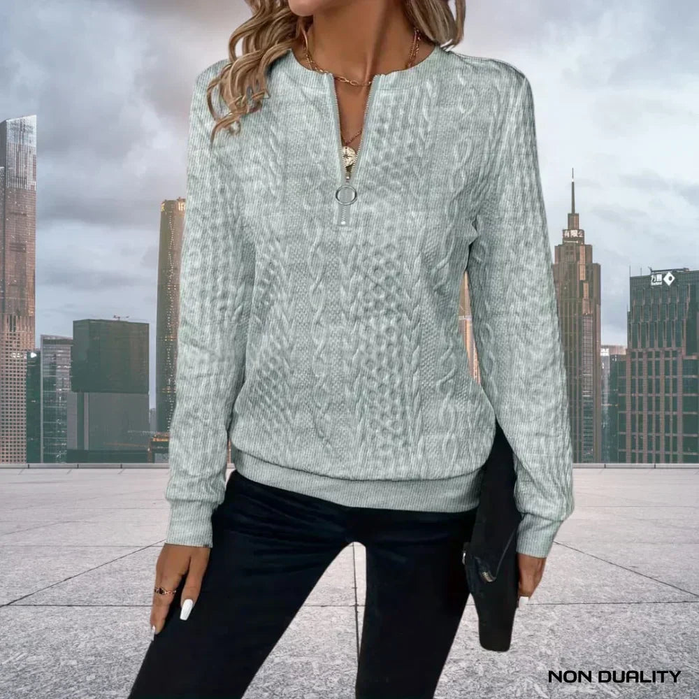 Maglione con zip di non-dualità