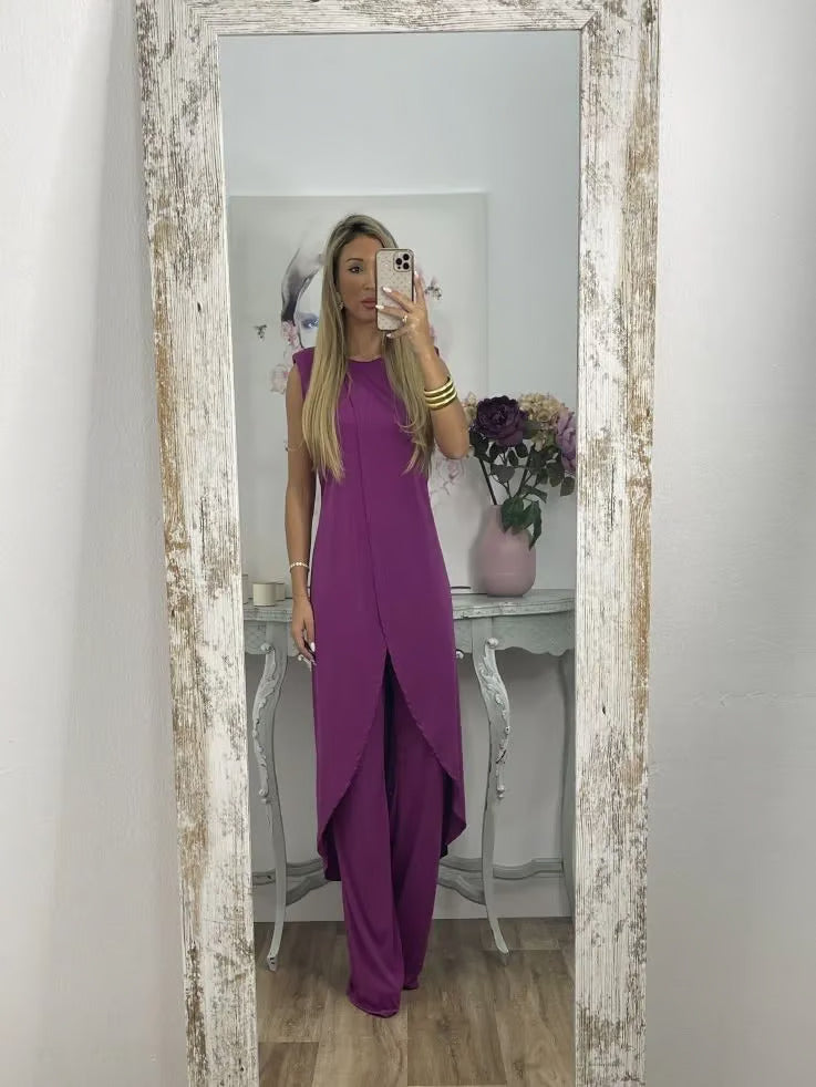 CALYRA – SET DI TOP E PANTALONI ULTRA-MORBIDO PER MASSIMO CONFORT