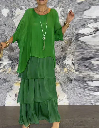 Laura - Abito lungo elegante e fluido