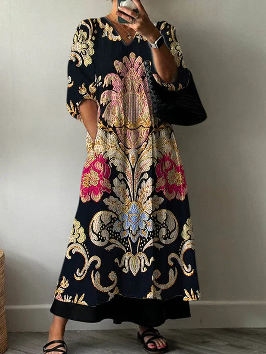 Clara | Abito Stampa Elegante