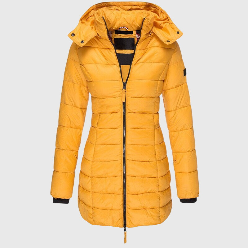 Elise™ - Cappotto lungo di piume