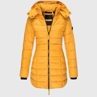 Elise™ - Cappotto lungo di piume