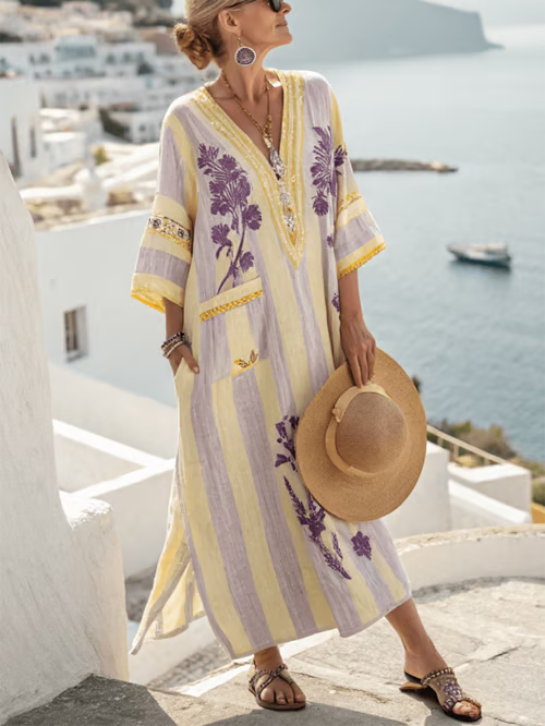 Abito in lino Boho