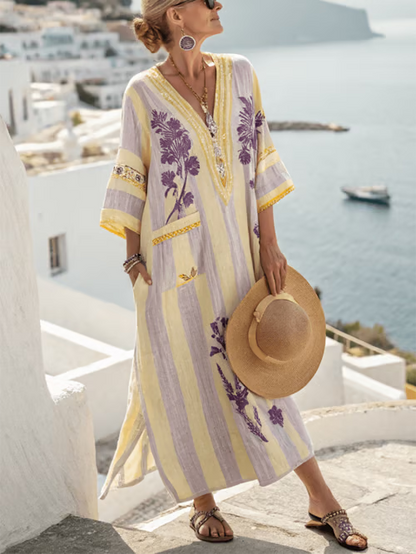 Abito in lino Boho