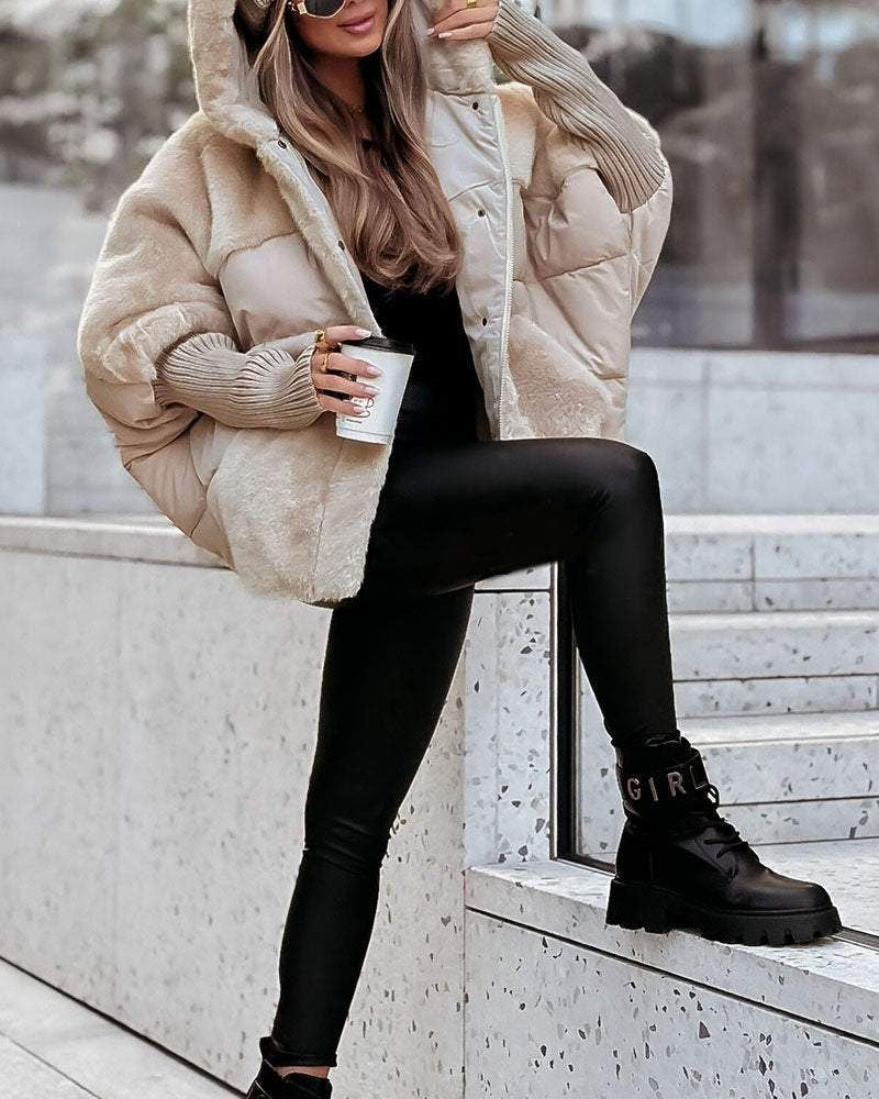 RAINA - Giacca termica con cappuccio