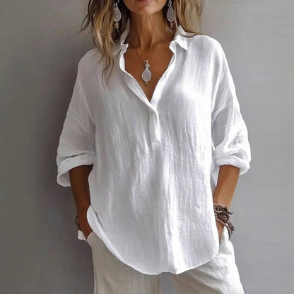 EFFEN™ - BLUSA DI COTONE RILASSATA DI PRIMAVERA