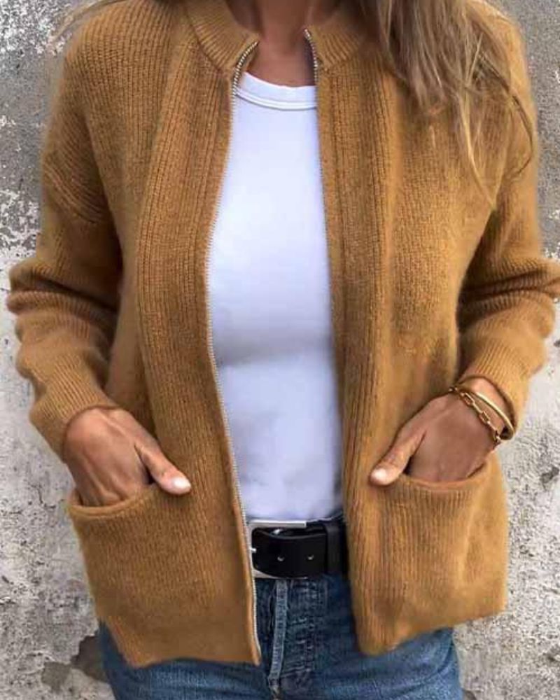 ERA - CARDIGAN IN COTONE TESSUTO