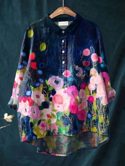 BLUSA SERAPHINA I RETRÒ-FLOWER