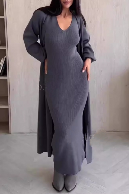 MILENA – SET CASUAL DI COLLO ROTONDO E MANICA LUNGA