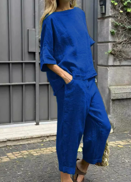 SAVANNAH – SET DUE PEZZI CON STILE RILASSATO