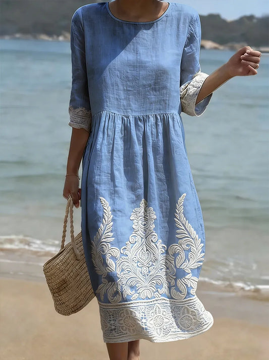 Abito casual di donna con Stampa floreale