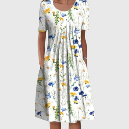 Skylar | Abito midi Elegante e Fluido