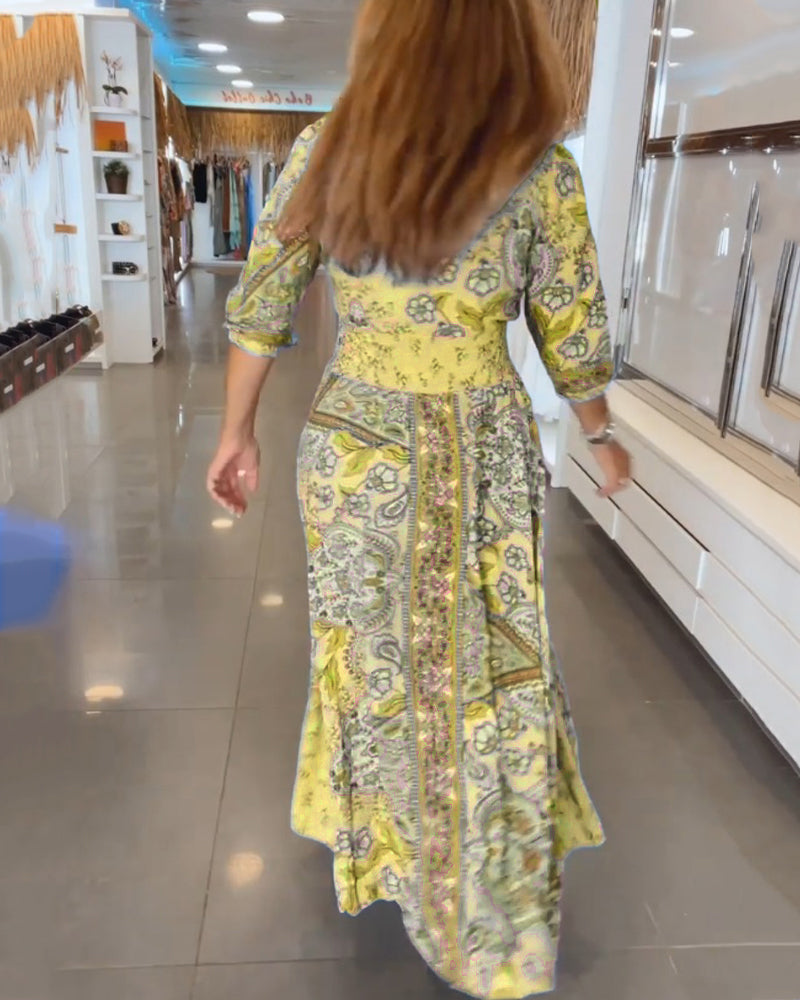 Mia – Elegante Abito di Vacaciones con Scollo a V