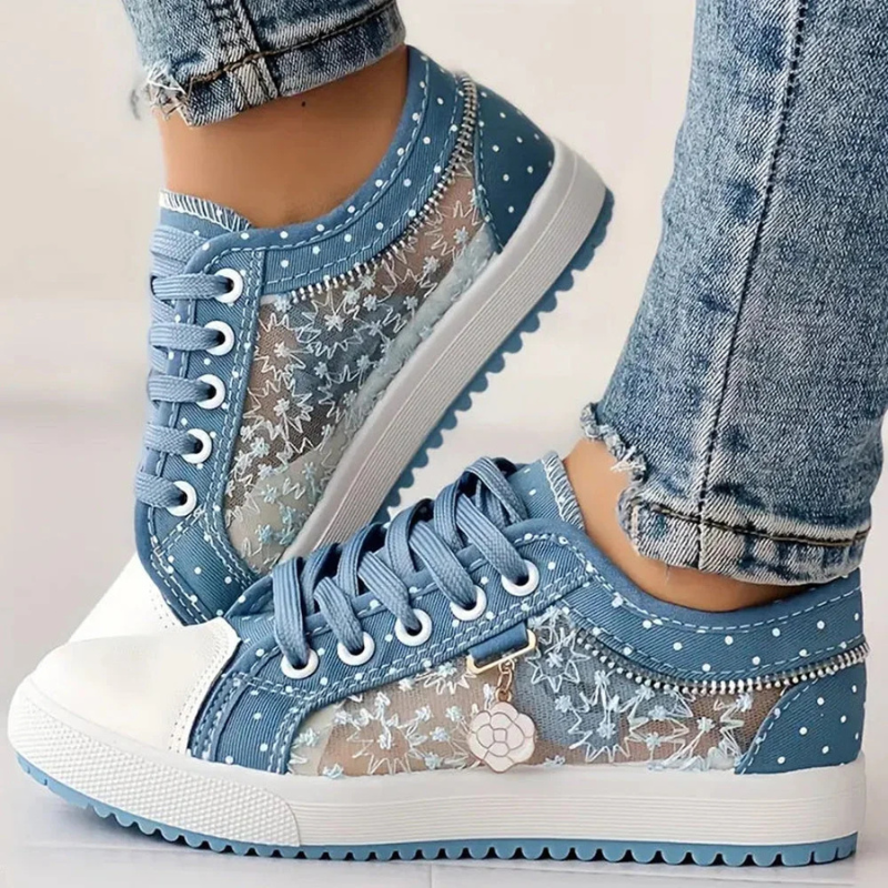 Elettra - Sneakers floreales leggere