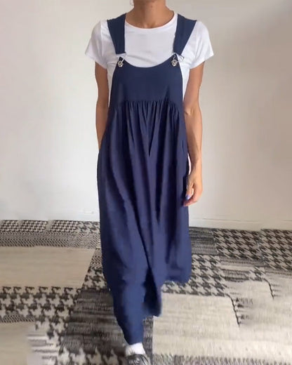 Grace™ - Abito Casual di Spalline di Tinta unita