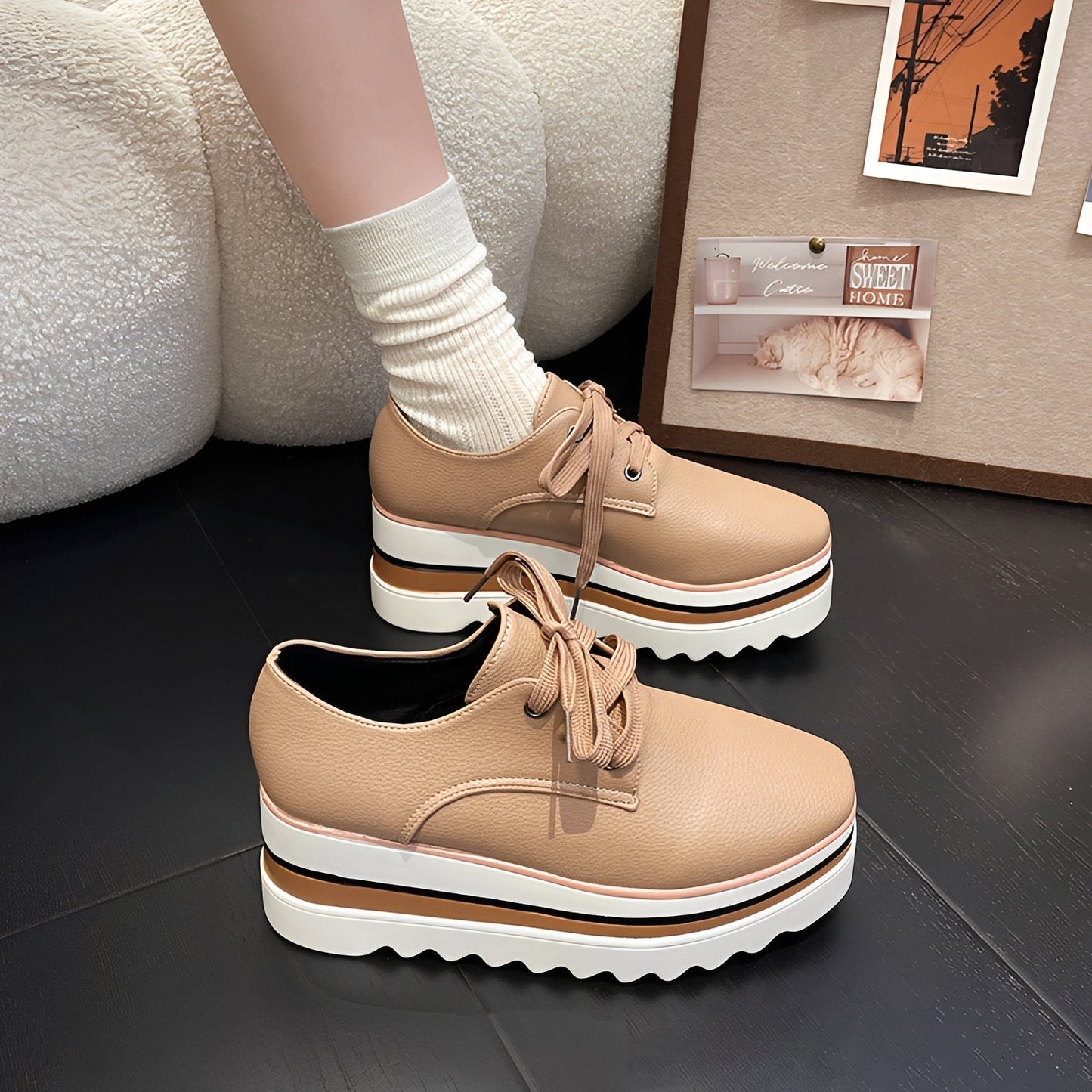Cassie - Scarpe di plataforma moderni da donna