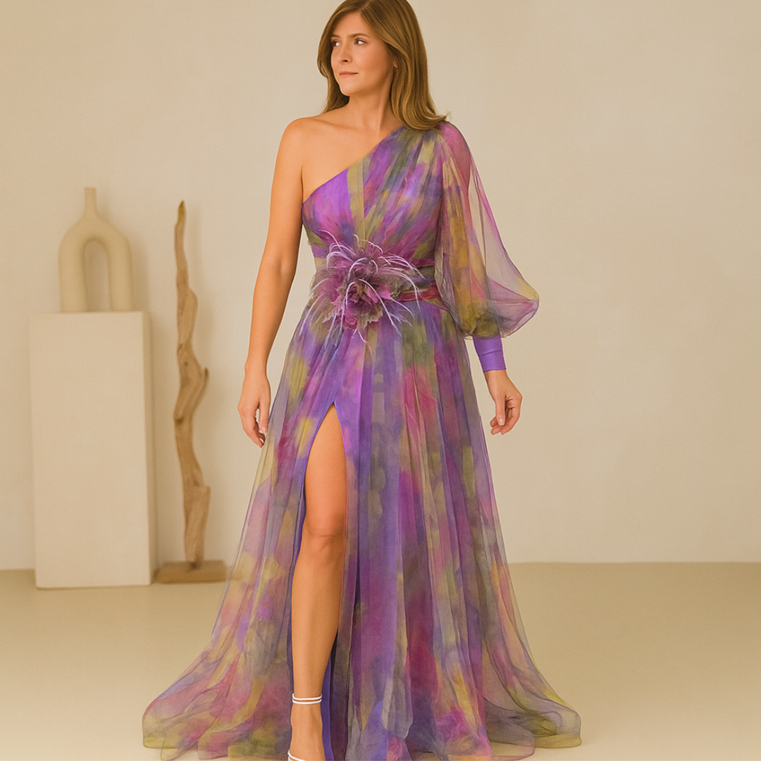 Amelia | Abito Elegante con Abertura
