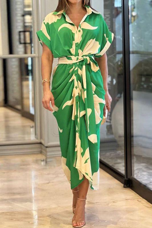 Il Abito maxi Tropical Elegante