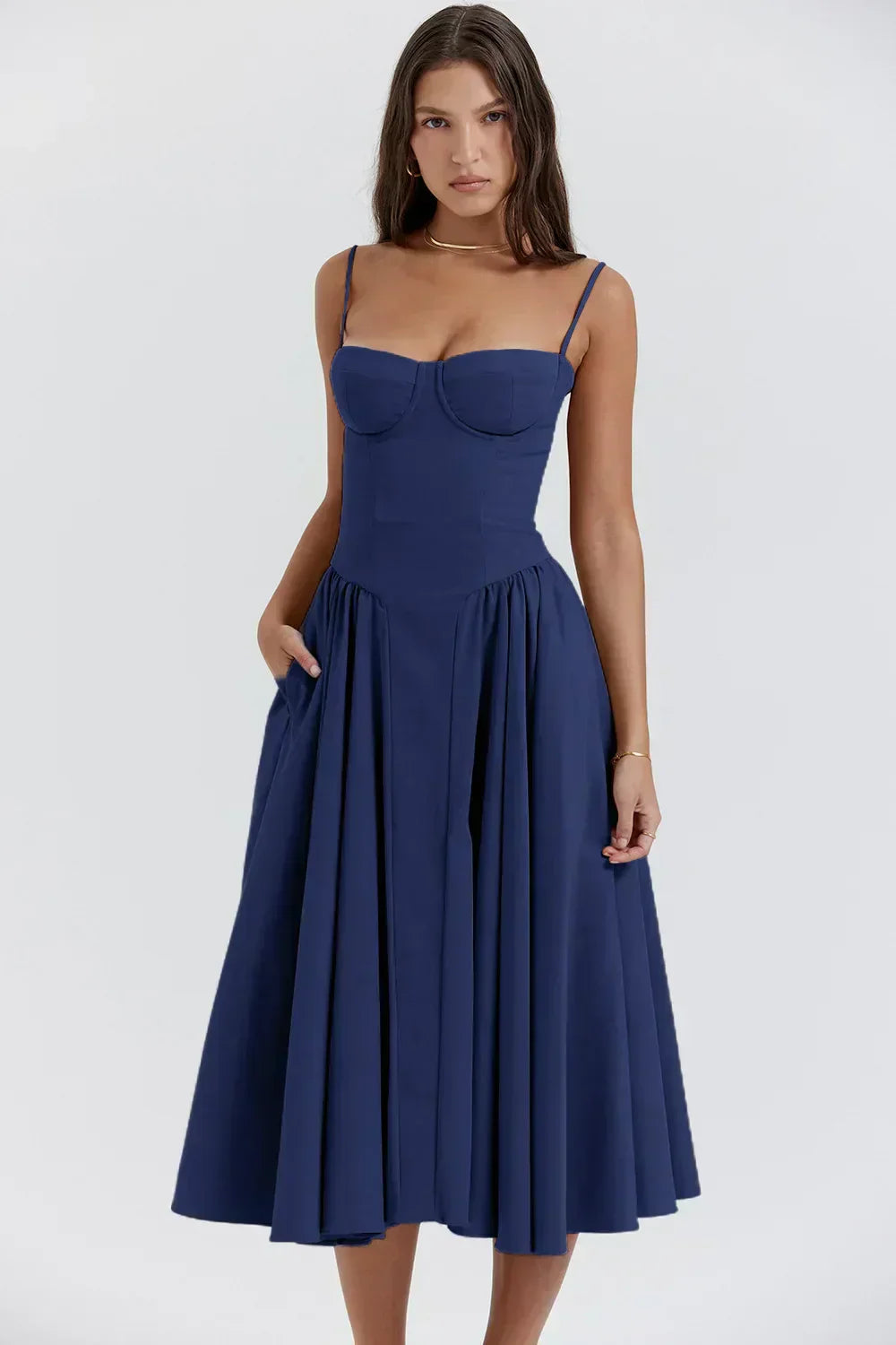 Elara | Abito Estivo Corsé Elegante