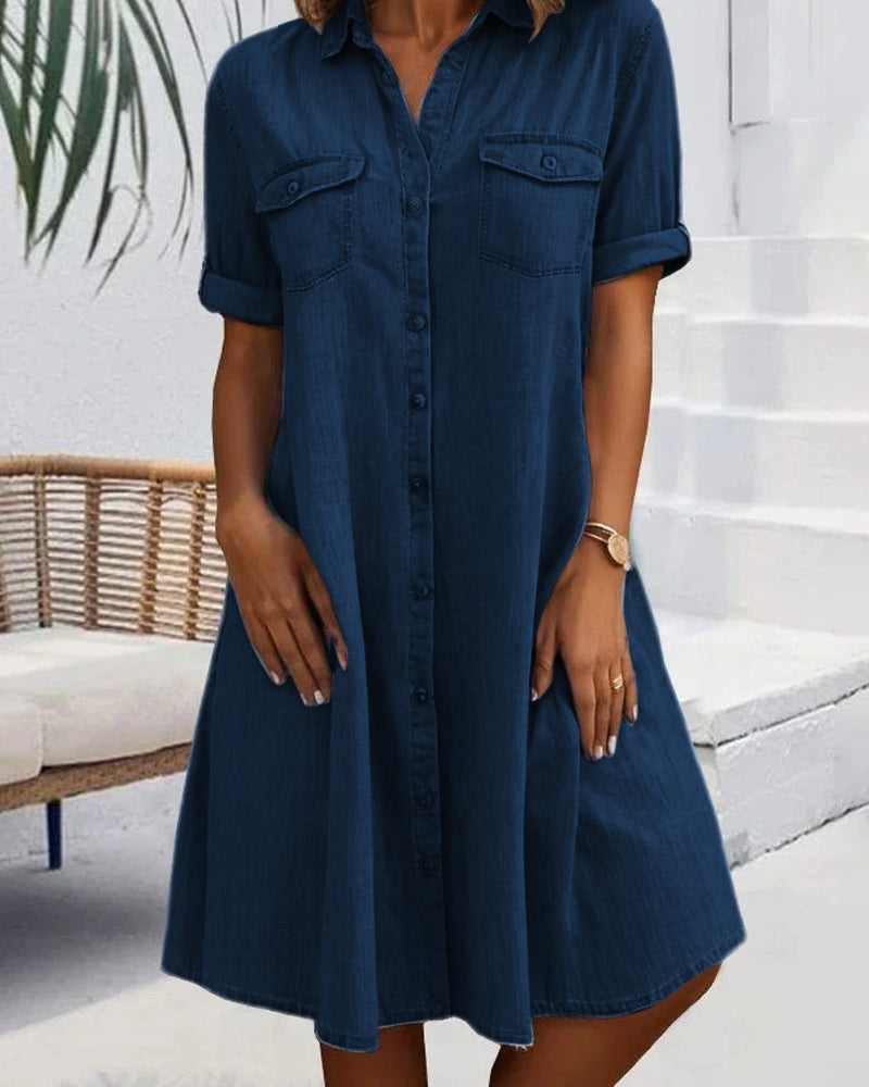 Jessica | Abito Camicia Boton Relaxado
