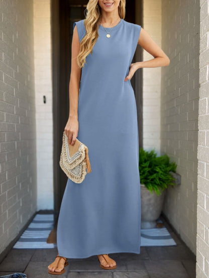Riley™ - Abito in lino Elegante con Dettagli Hechos a Mano